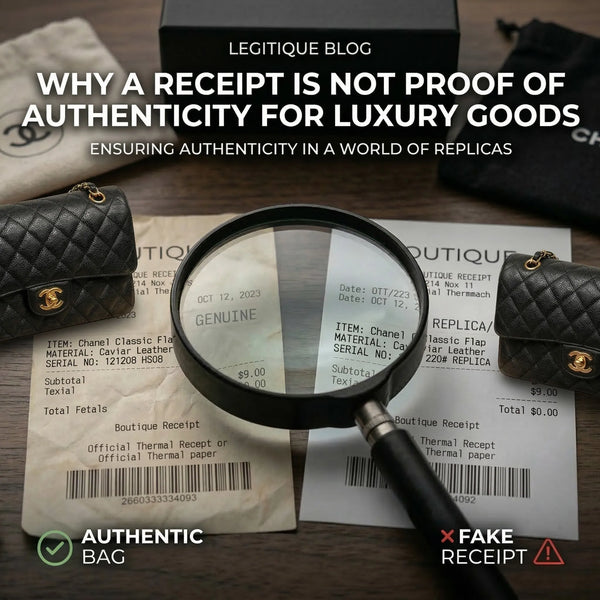 Why a Receipt Is Not Proof of Authenticity for Luxury Goods