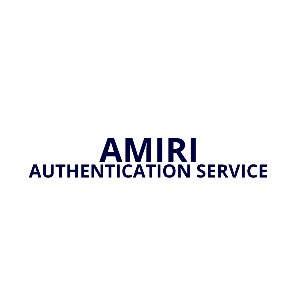 AMIRI Authentication service