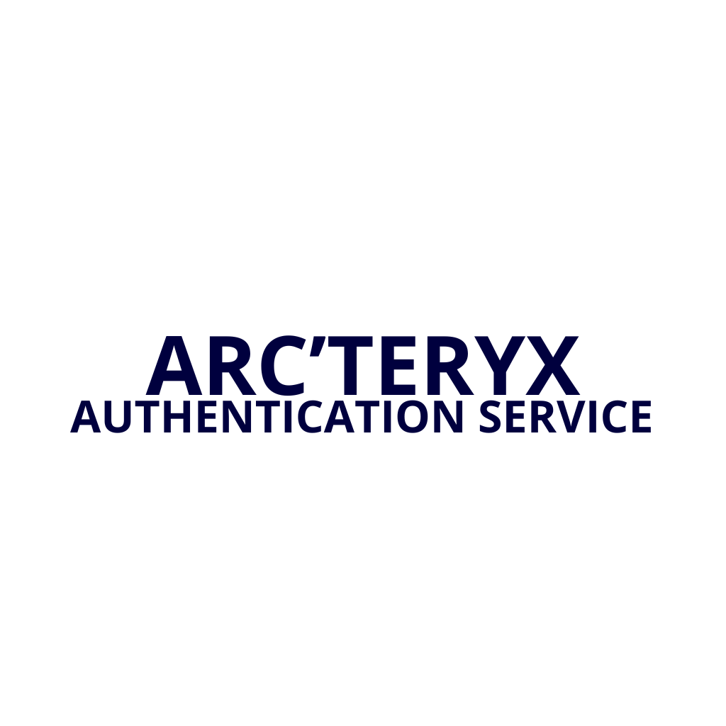 ARC'TERYX Authentication service
