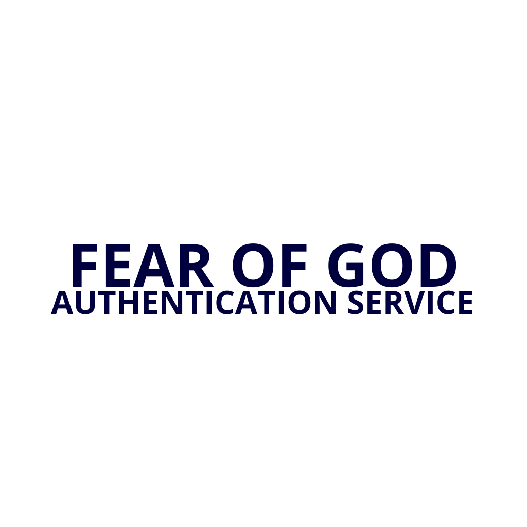 Fear of God Authentication Service