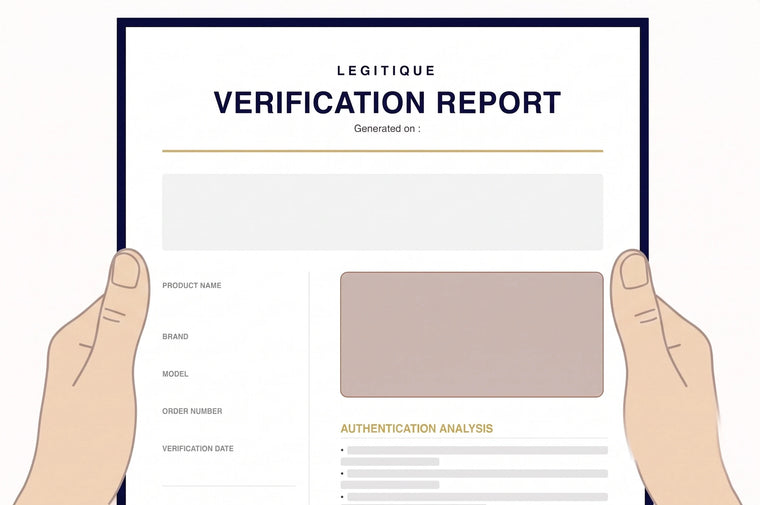 Step 3: Legitique certificate of authenticity