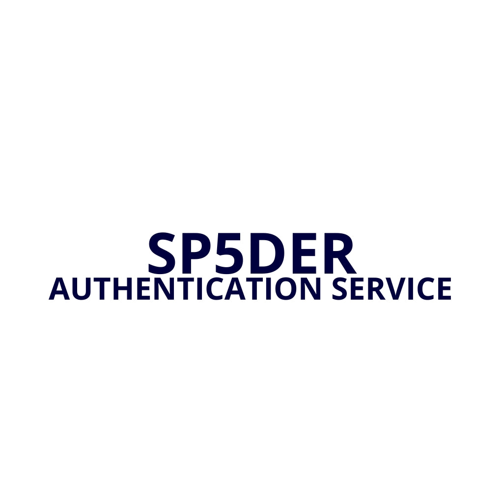 Sp5der Authentication Service